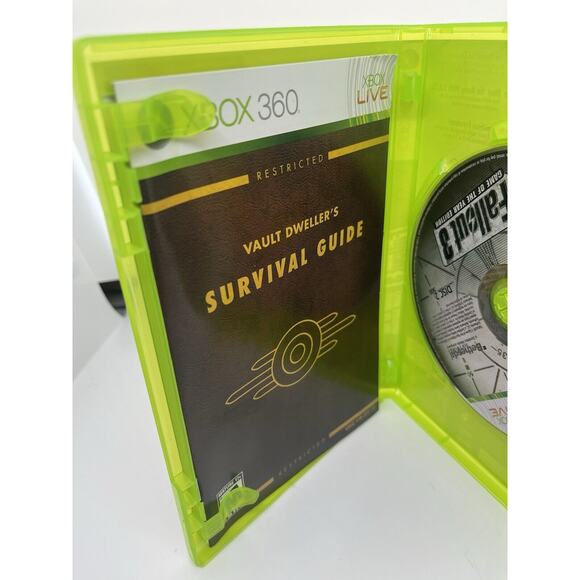 Xbox 360 - Fallout 3 [Game of the Year Edition] [Platinum Hits] - CIB - Tested - Picture 6 of 7